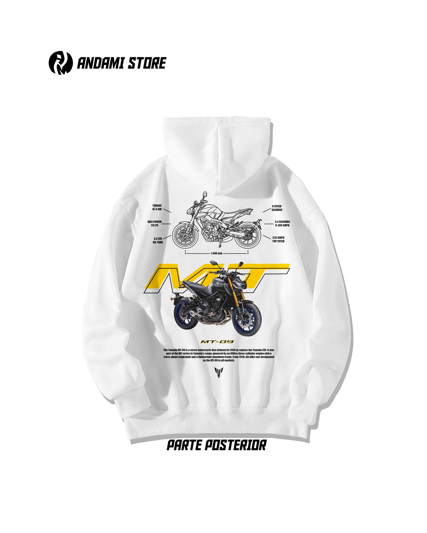 Yamaha MT09 hoodie