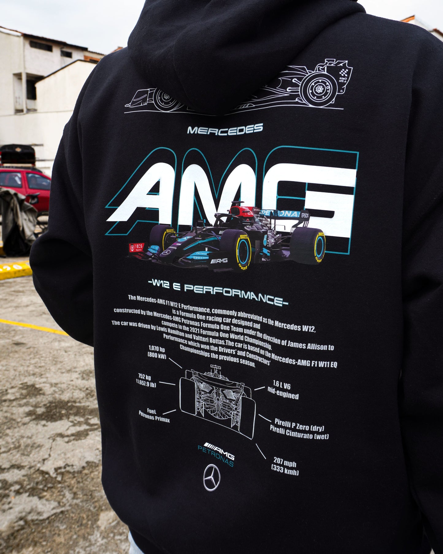 Mercedes AMG w12-E hoodie