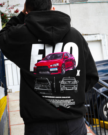 Mitsubishi Lancer evo X hoodie