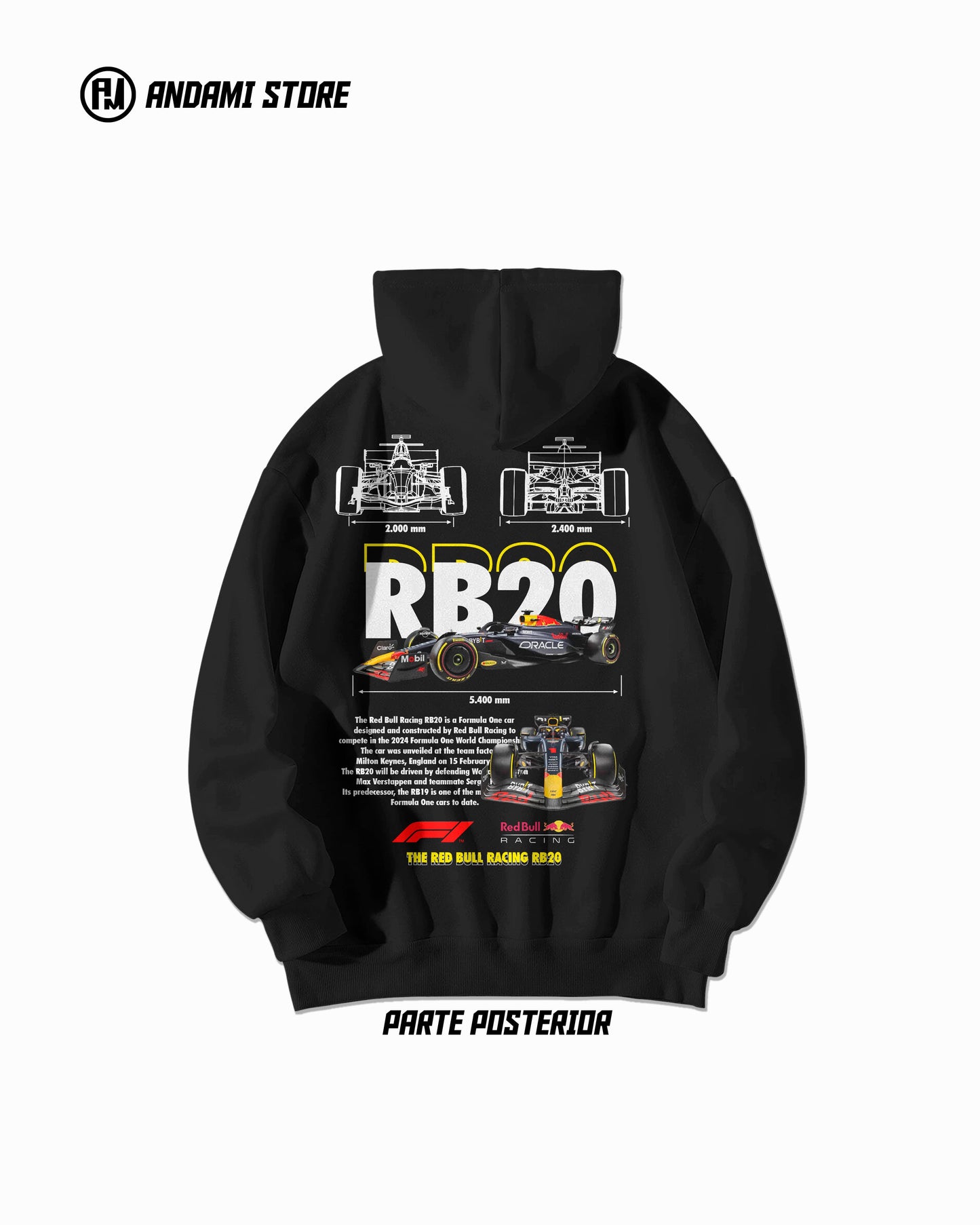 RB20 F1 hoodie