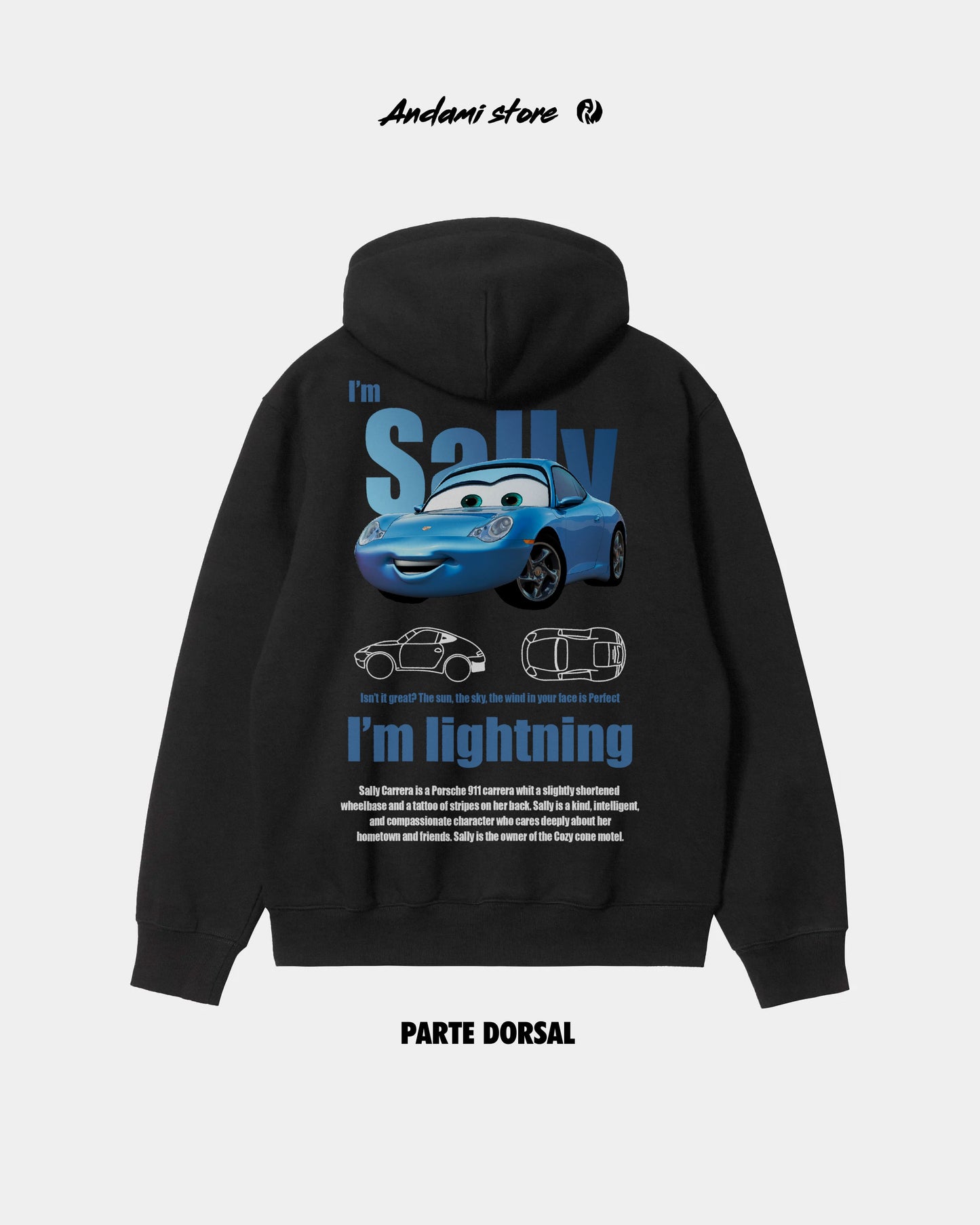 Sally cars hoodie