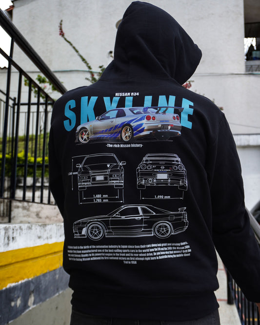 Nissan Skyline r34 hoodie