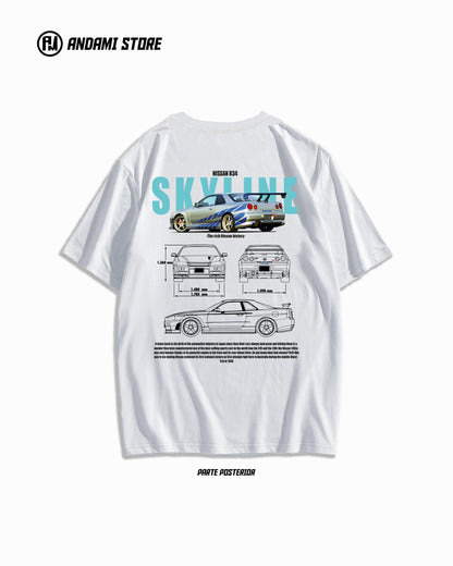 Nissan Skyline r34 T-shirt