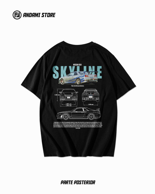 Nissan Skyline r34 T-shirt