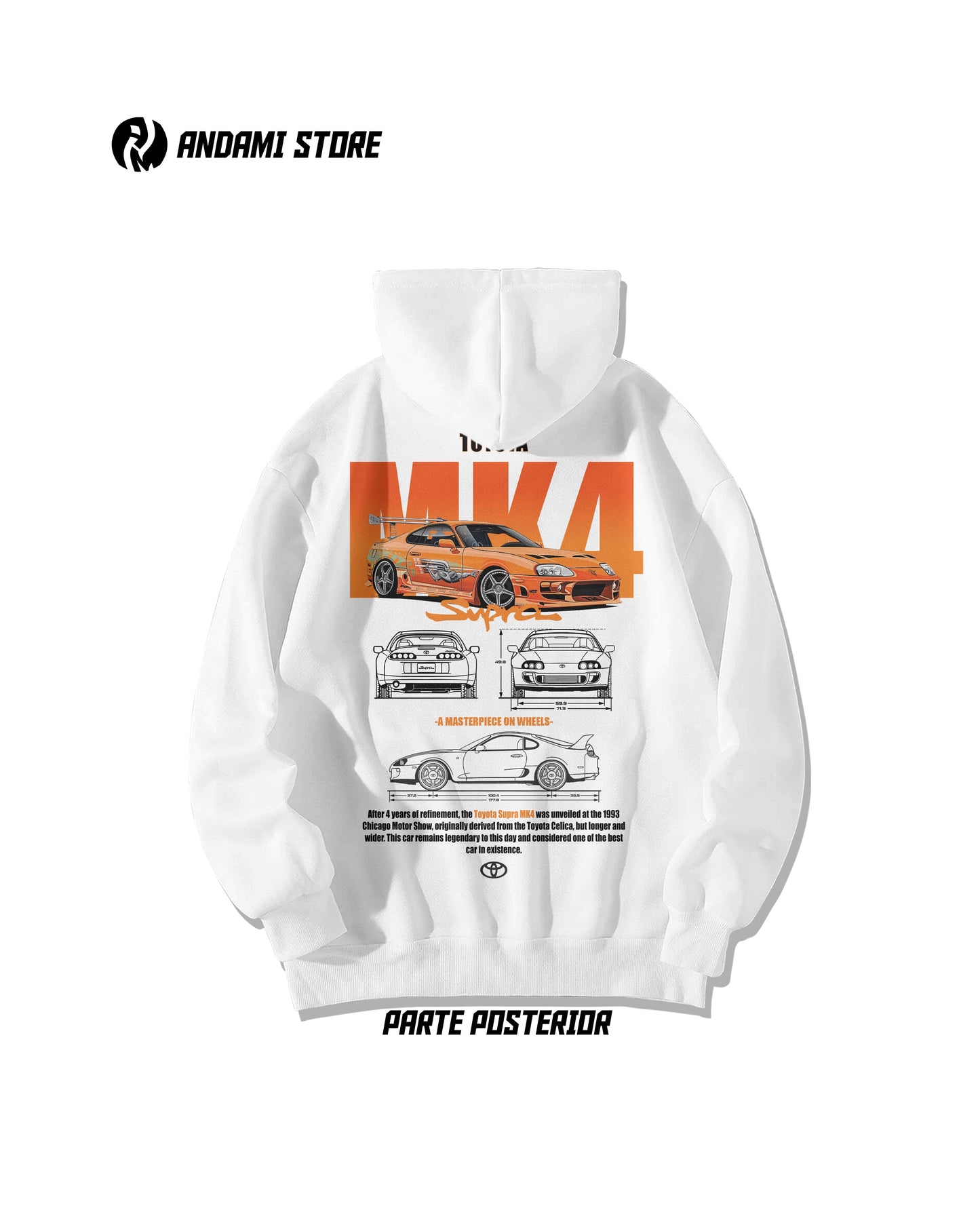 Toyota Supra mk4 hoodie